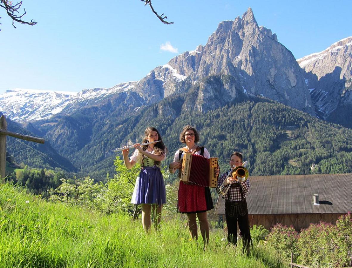 Apartmán Schildberghof Panorama Siusi Exteriér fotografie