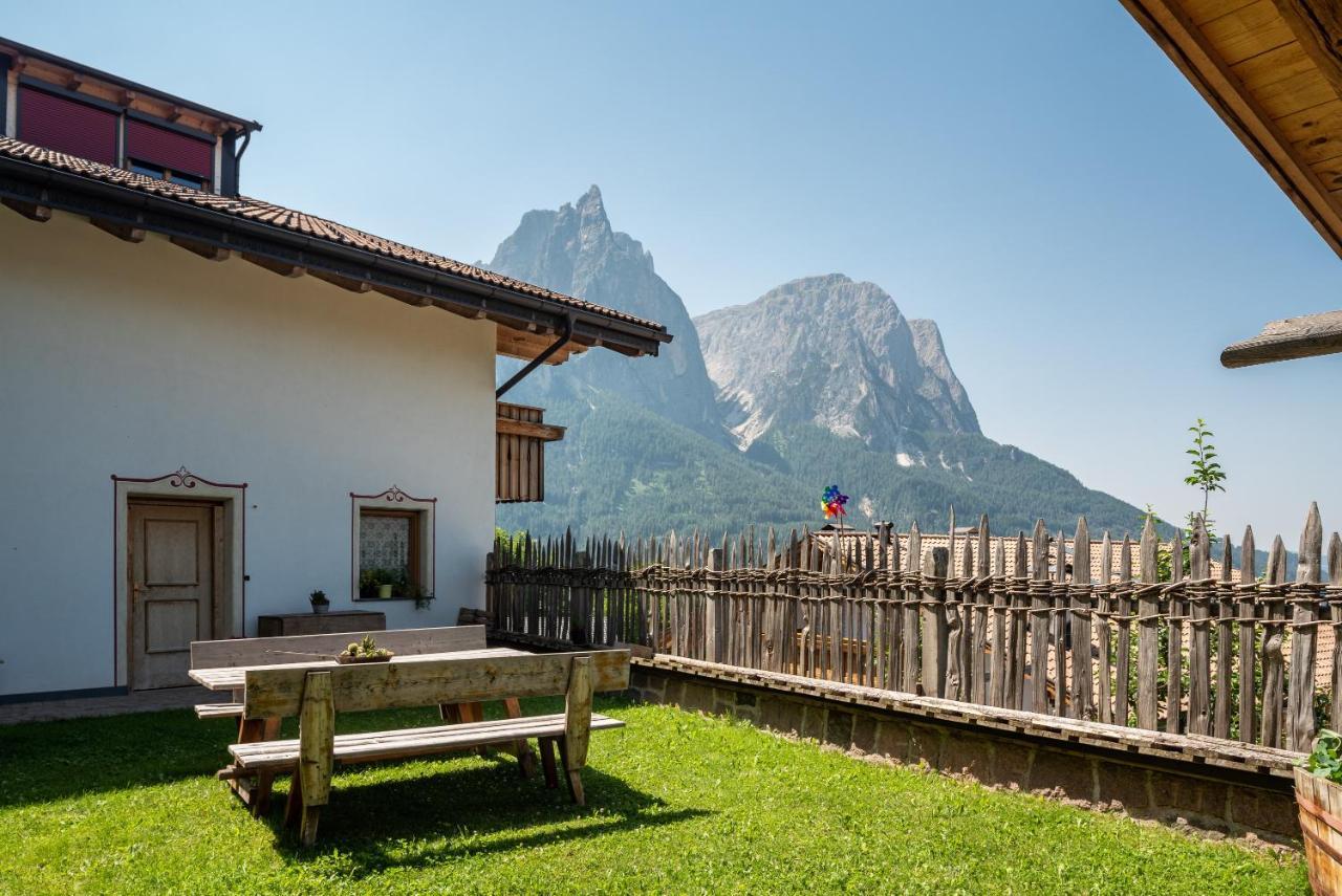 Apartmán Schildberghof Panorama Siusi Exteriér fotografie